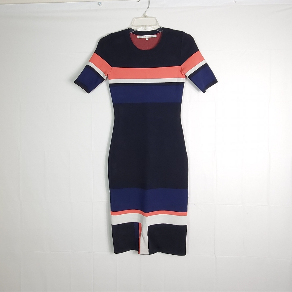 Rachel Rachel Roy Knit Dress Womens Sz XS Multicolor